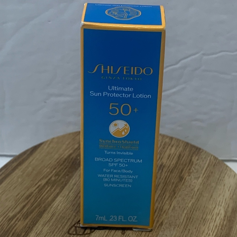 Shiseido Ultimate Sun Protector Lotion SPF 50+  Sample/Mini .23 fl oz/7 ml NIB